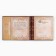 The genealogy book with a frame under the photo "Pedigree Book", under a tree, 50 sheets, 21.5 x 23.7 cm