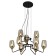 RIVOLI GERA 4065-209, 9HE27, 40W chandelier