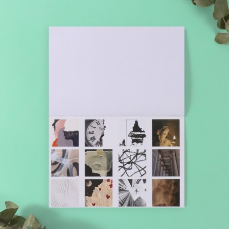 Stickers in the book "Motivation on the style" + 3 background 20.7x14.2 cm-8