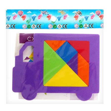 Tangram "Truck", Mix colors-11