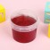 Slime "Glass" with red sparkles, 90 g