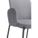 Chair on a metal frame Azuku metal/fabric, black/gray 58x52x83 cm
