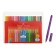 Fasters 20 Faber-Castell Grip 1553 FABER-Castellous Corps with massage checkers, shock-resistant tip