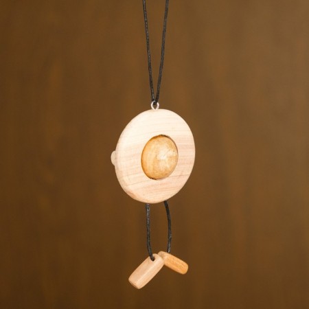 Suspension in the car "no nail, no wand", 7 cm, juniper-1