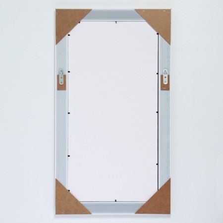 Wall mirror, rectangular white 38.8x68.8x2.5cm-2