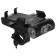 Holder for a steering wheel for a phone with functions: flashlight, sound signal, Power Bank