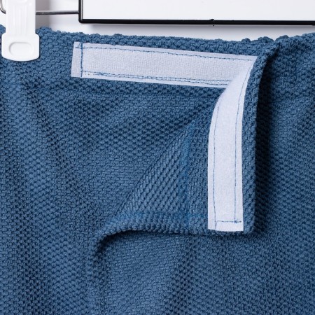 A towel for a bath Ethel, col. Blue, husband. Kilt 75x150 cm, 100% polyester, 300 g/m2-2