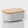 Storage container with lid LADOM "Naturel", 11 × 7.5 × 5 cm, white color