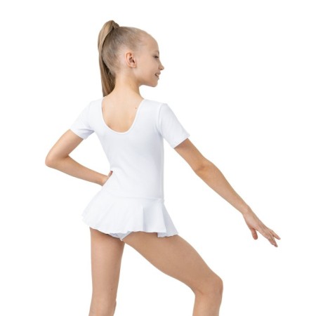 A swimsuit for gymnastics and dancing Grace Dance, p. 38, white color-2