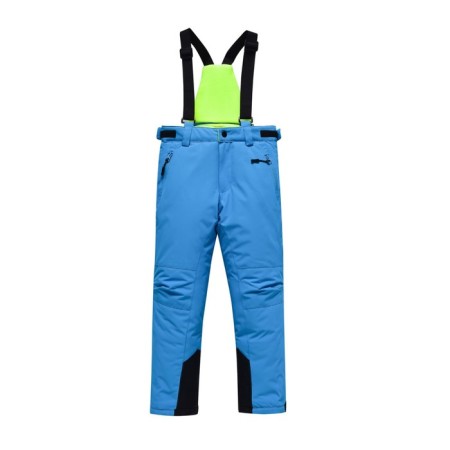 Ski costume for a boy, height 134 cm, green color-4