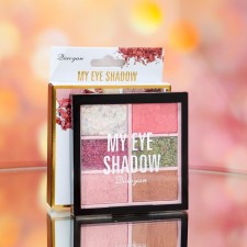 Palette of eyelids, with shimmer, 6 colors