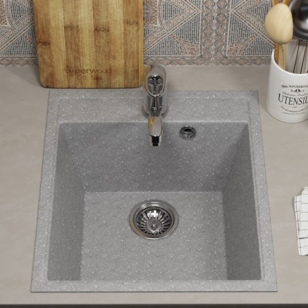 Kitchen carrier from the stone Uperwood Econ UPD-404, 003, rectangular, color 003 Gray matte-1