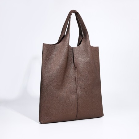 Female bag Textura, chover, large size, bronze color-2