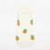 Minaku socks "Pineapple", size 36-39 (23-25 ​​cm)