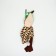 Textile toy "duck", 30 x 9 cm, green
