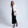 Clamp bag on the farmar, beige color