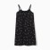 Night shirt female, black color, size 52