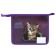 Folder for notebooks A5, 245 x 195 x 50 mm, lightning from above, to 81shk5, "cat singer" (voluminous 3D risun with a metallic effect), laminated cardboard/textiles