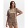 The female set (T -shirt and shorts) KAFTAN VELVET p. 48-50, coffee