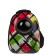Backpack for carrying animals "strokes", with a viewing window, 32 x 22 x 43 cm, white