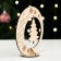Wooden stand "Snowflakes", 150 x 150 x 60mm