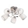 Vega chandelier 5x40W E27 Chrome Model: 2612357