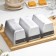 Rectangular bread form, 32.5 × 21 × 10 cm, 3 sectional