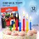 Набор свечей для торта "С Днем Рождения", 12 штук, Мстители