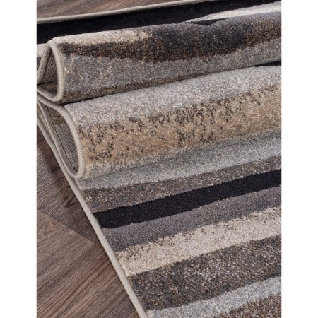 Rectangular carpet Merinos Ibiza, size 80x150 cm, color BEIGE-BLACK-1