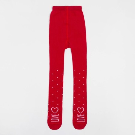 Pantyhose children's kaftan "love" 92-98 cm, red-1