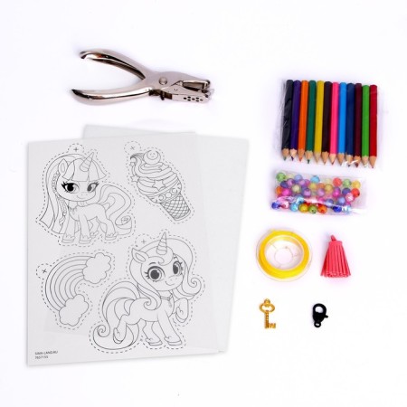 Set for creativity "Lovely keychairs", unicorns-2