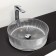 Haller shell COMFORTY CF21001, glass, round, transparent glass, 40 cm