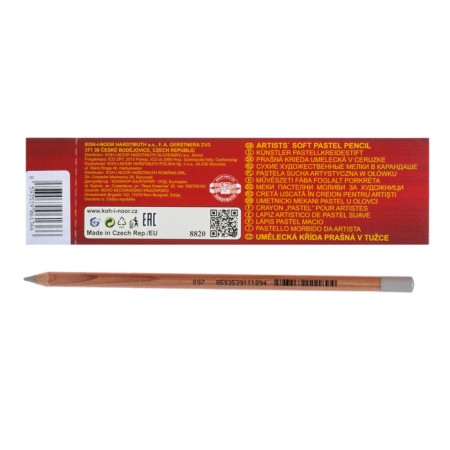 Sukhaya pastel in a pencil Koh-I-Noor Gioconda 8820/44 Soft Pastel, gray-2