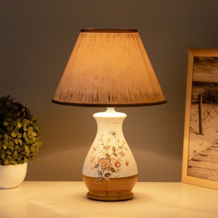 Lamp table ceramics "Tale" E14 25W 220V 36.5x25x25 cm Risalux-1