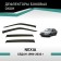 Defly window deflectors, for Daewoo Nexia, 1994-2016, sedan