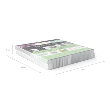 Subject notebook, 36 sheets, cage, biology, erichkrause "Timeline", coated cardboard, Blok Offset 100%, information block-7
