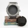 Table Figure Clock "Atlas", discrete move, dial d-7 cm, 17 x 21 cm, aa