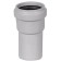 Discharging sewer SKB-0008-005815, D = 58 mm, 15 °, silent