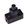 Capter-Knopka 250V 1A (2C) On-OFF Black (PBS-17A2) (for table lamp) Rexant