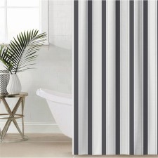 The bathroom curtain 