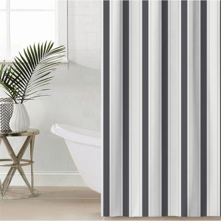 The bathroom curtain "Lines", 145 × 180 cm