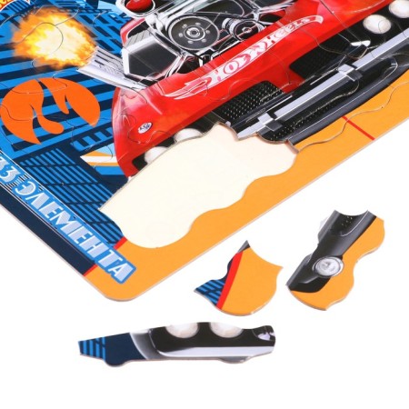 Puzzle in Hot Wheels frame, 33 elements-3