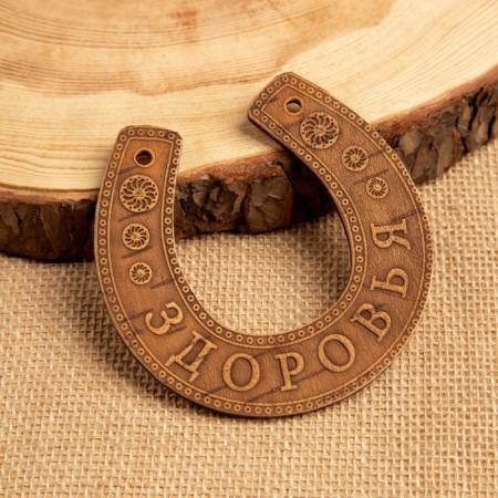 Souvenir "Snow", Health, 11 × 10 × 0.3 cm, birch bark