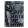 Notebook on rings, 160 sheets in the HIP-HOP cage, hard cover, glossy lamination, shift block 60 g/m2