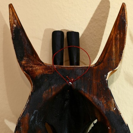 Mask "Zebra" Albezia 30 cm-3