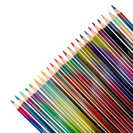 Pencils 24 colors Maped Nightfall, wooden, decorated, cardboard packaging-1