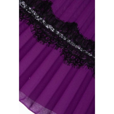 Female skirt, size 42, purple color-4