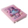 Gift notebook, A6+, 132 sheets, color block, with a curly knife, PVC cover, "anime", mix