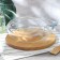 Oval wader made of heat-resistant glass, 2.6/1.3 liters, with a baking lid