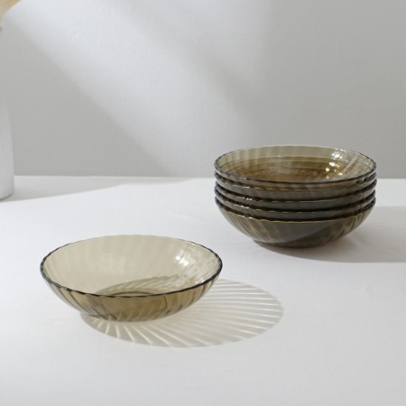 Elica table set, 44 items, glass, haze-7